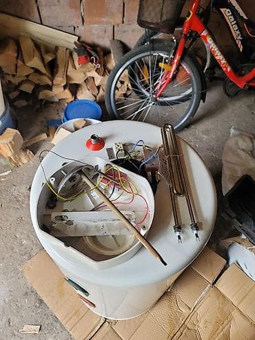 protočni bojler: Električni bojler INOX-PRERADA DOM 80 – 80 L,kupljen nov grejac,star 5 — 5