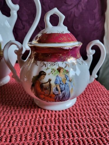Antikviteti: Servis za kafu,nov,Fena porcelan nemacki 70te. Servis za 6 osoba — 15