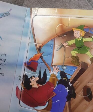 decija enciklopedija o zivotinjama: Peter Pan puzzles Brown Watson, England. Petar Pan decija knjiga + — 5