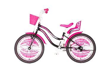 nosac za bicikle za zid: Bicikl Visitor Kids Heart 20" – crno/roze Šifra proizvoda: 120 EAN — 4