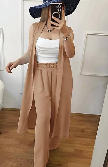 vitafon t: Komplet troslojni ženski set – prsluk + top + široke pantalone - Set — 6