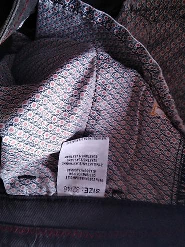 muške svečane pantalone: Muške chino pantalone Heritage & Baldwin - Boja: tamno siva - — 4