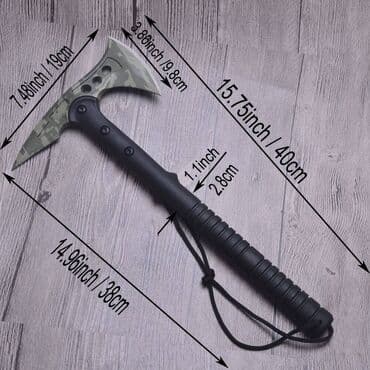 Čekići: Maskirna Sekira Sog NOVA Tomahawk Sekira za Kampere, Lovce, Ribolovce — 5