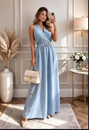 nis haljine za maturu: Elegantna maxi haljina do poda bez rukava A-kroja sa laganim — 4