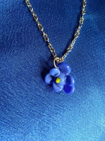 svilene spavacice sa ogrtacem: Pendant necklace, Handmade, Material: Cubic zirconia — 6