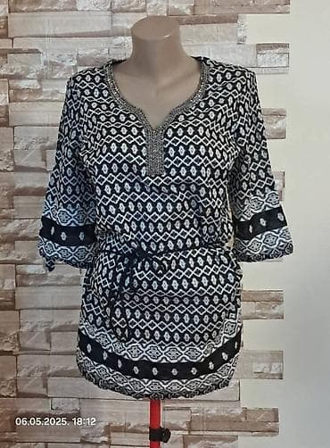 bela bunda: Ženska odeća – set elegantnih komada 1) Duga crna haljina - Model — 4