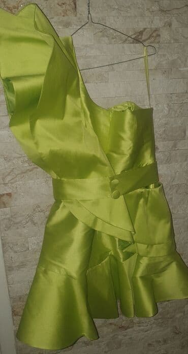 haljine secene ispod grudi: S (EU 36), color - Green, Evening, Other sleeves — 4
