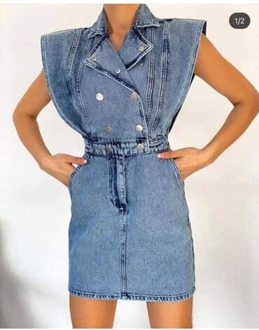 haljine od teksasa prodaja: Ponovo dostupne!
Teksas haljine
Vel: 36-42
Cena: 3600 din — 2