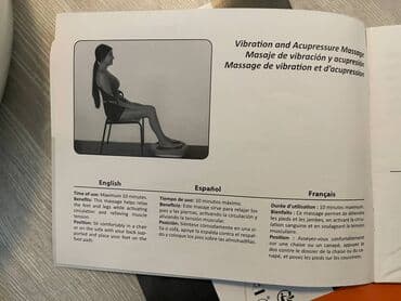 anestezija za trajnu sminku: Masazer Gymform za stopala, nogu i ledja br.43, uvoz CH Gymform Leg — 12