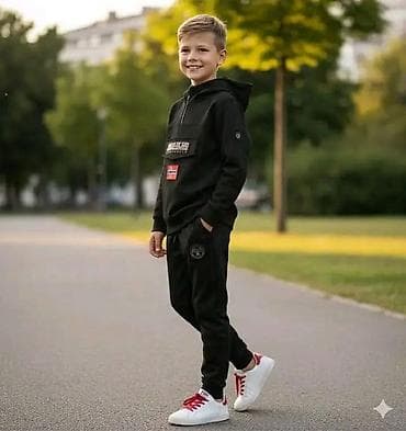 tacchini trenerke: Dečiji sportski komplet – dukserica s kapuljačom i donji deo trenerke — 3