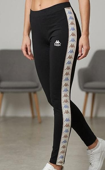 zvonaste helanke: Kappa ženske helanke – crne - Brend: Kappa - Model: uske — 1