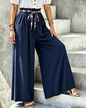 top s perjem: Pantaline siroka nogavica sa marama — 5