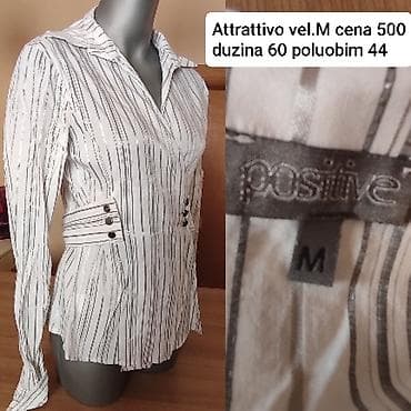 Ženska košulja/bluza Positive – veličina M - Model: strukirana
