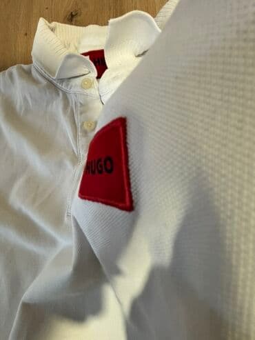 haljine sečene ispod grudi: HUGO muška polo majica – Slim Fit - Boja: bela - Kroj: slim fit — 5