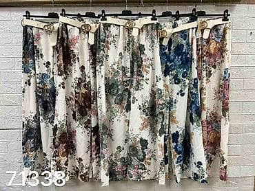 brojanice sa ostroga: Ženske široke pantalone sa cvetnim printom Za punije dame XL 2XL 3XL - — 3