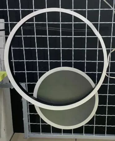 led lampe na punjenje: Plafonjera, bоја - Crna, Novo — 5