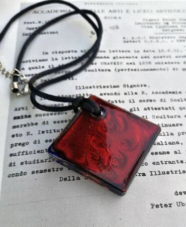 kozni prsluci sa krznom: Ogrlica sa priveskom — 4