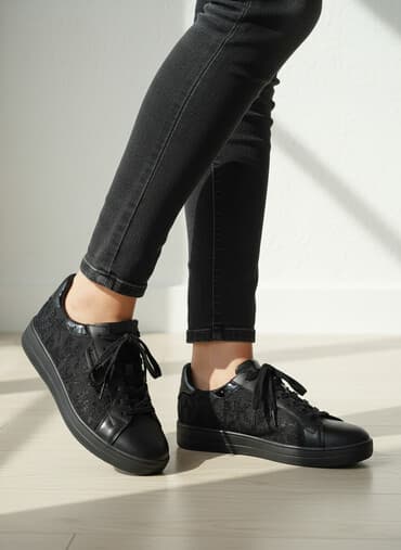 n sport replay patike: Michael Kors, 37.5, color - Black — 1