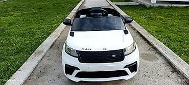 Kolica za bebe: Električni automobil za decu – SUV kabrio stil, bela boja, crni krov — 1