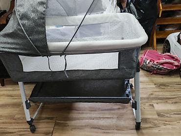 Prenosiva bebi kolevka/krevetac sa tendom i mrežom protiv insekata.uz — 3