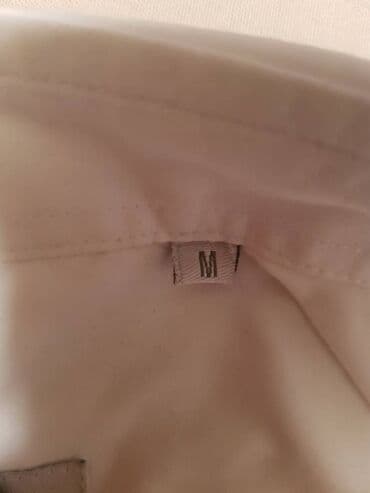 muske pantalone svecane: Bela muška košulja,"Martini vesto",slim fit,veličine M,pamuk 55%,skoro — 3