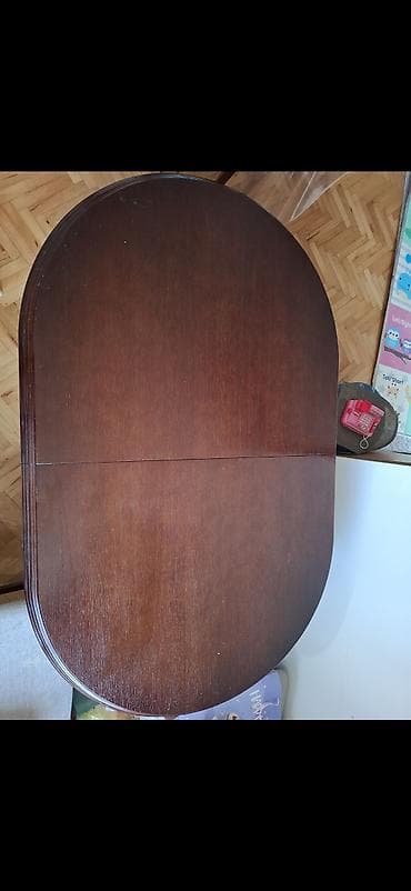 trosedi na razvlacenje kupujemprodajem: Drveni trpezarijski sto na razvlačenje - Materijal: masivno drvo — 3