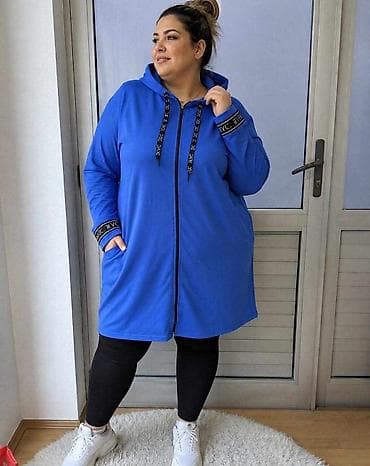 hm jakne: Ženska plus size dugačka tunika na raskopčavanje Udobna, praktična i — 1