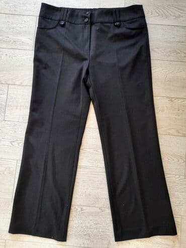 Pantalone: SNIŽENO! Elegantne crne pantalone nove vl 46 ili xl — 1