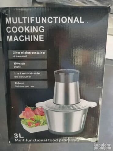 Kitchen Appliances: Blender za meso/Secko Ima posudu za mešanje od 3 litre napravljenu od — 2