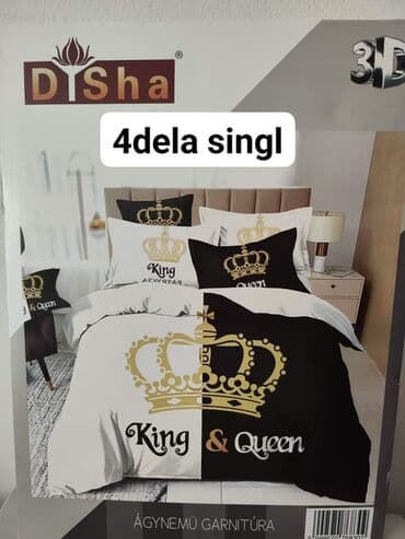pamučna štep deka: Pamucne posteljine Set sadrzi 4 dela: Cena: 2500 din Jorganska navlaka — 2