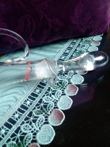 swarovski kristali cena: Flasa nova za pice iz 60-ih. bez ostecenja. Visina cele. 37,5cm — 4