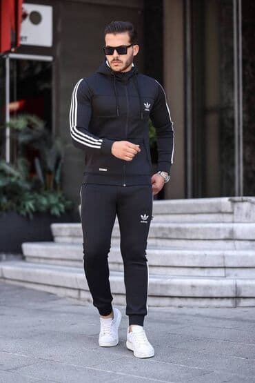 muške zimske jakne c a: Adidas muška trenerka komplet mokra likra Novo Mokra likra Veličine m — 2