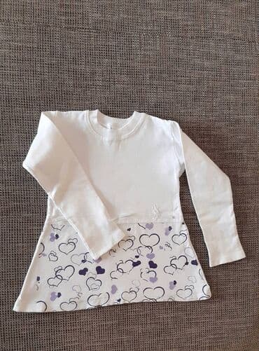 Underwear: Dečija tunika, veličina 6. - Model: dugački rukavi, okrugli rebrasti — 3
