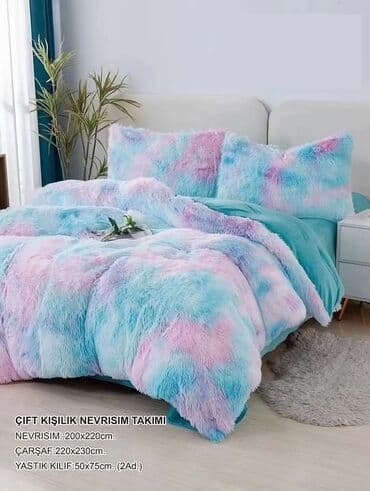 Ćebad i pokrivači: 💞Čupave posteljine💞 💞Čaršaf-220*230 💞Jorganska navlaka-200*220 — 13