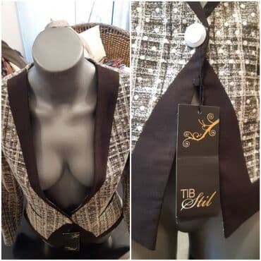 Men's Footwear: Elegantni ženski blejzer TIB Stil, model 0286. - Veličina: 40 - — 3