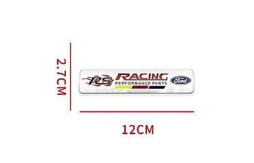 Car Parts & Accessories: Samolepljiva metalna pločica - FORD RS RACING 2 Samolepljiva metalna — 3
