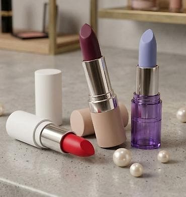 Set luksuznih ruževa za usne – 3 nijanse Opis: - Tri kremaste