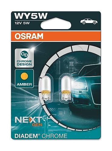 Automobilske sijalice OSRAM DIADEM CHROME WY5W 5W 12V Dizajnersko