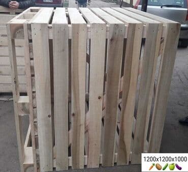 Drvena građa, šperploča: Box Palete - sanduci za voće i povrće ‼BOX PALETE‼ ‼DRVENE PALETE‼ — 6