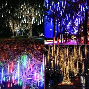 Cena 1700 din LED Meteorska Set 8 Štapića po 50cm Dužina niza: 2.5m na lalafo.rs Cena 1700 din LED Meteorska Set 8 Štapića po 50cm Dužina niza: 2.5m