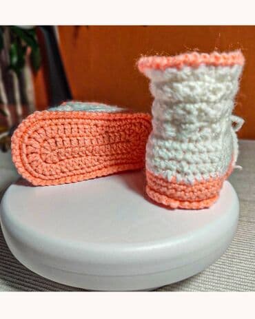 Children's Items: Slipper booties, Size - Pre-walking — 4