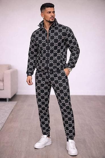 Sweaters: Set, S, Gucci, color - Black, Polyester — 3