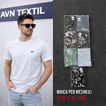 majca ili majica: Crna bela siva maslina i braon muske majce S M L XL XXL 1900 din — 1