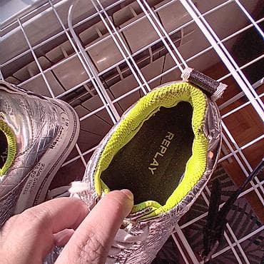 energetics patike: Replay ženske patike – srebrne - Model: Replay niske patike sa — 5