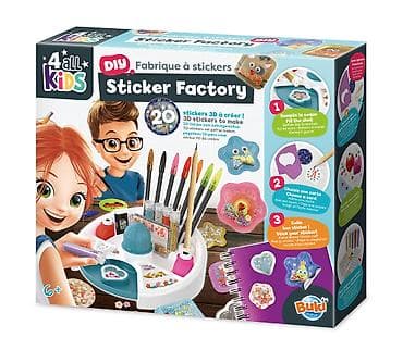 šljokičaste haljine: Fabrika nalepnica 106319 Buki – kreativni DIY set za pravljenje — 1