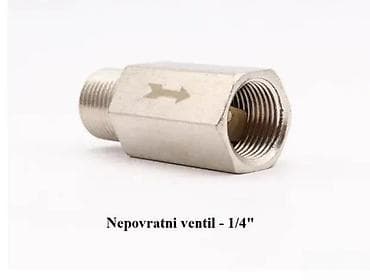 delovi kompresora: Nepovratni ventil 1/4" - Tip: jednosmerni (check) ventil za — 2