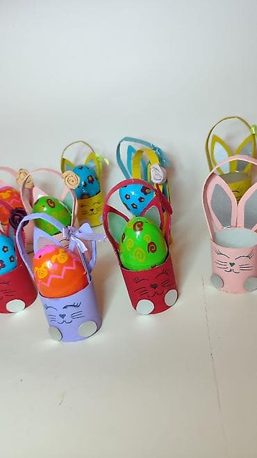 grejac vode za bazen: Ručno pravljeni uskršnji držači za jaja u obliku zeka - Kreativni — 2