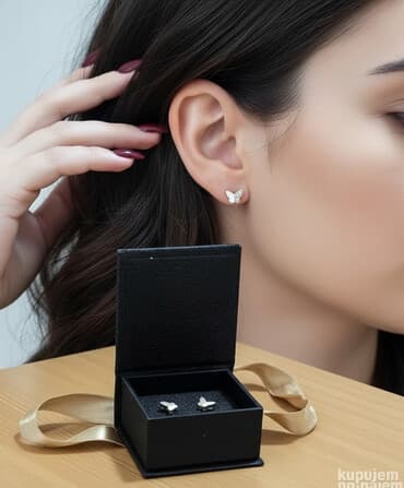 Minđuše na šraf, Materijal: Zlato