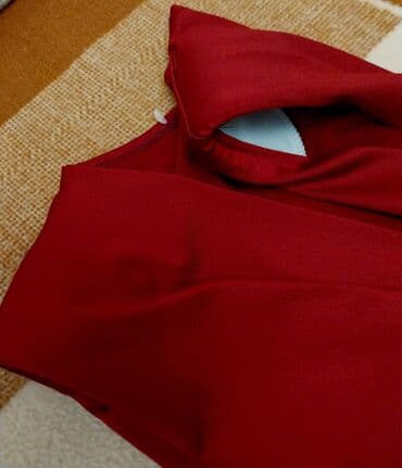 Sakoi: S (EU 36), bоја - Bordo, Koktel, klub, Drugi tip rukava — 2