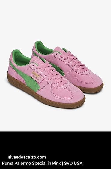 balmain beograd: PUMA Palermo patike – pink/zelena PUMA Palermo Special patike – nove — 10